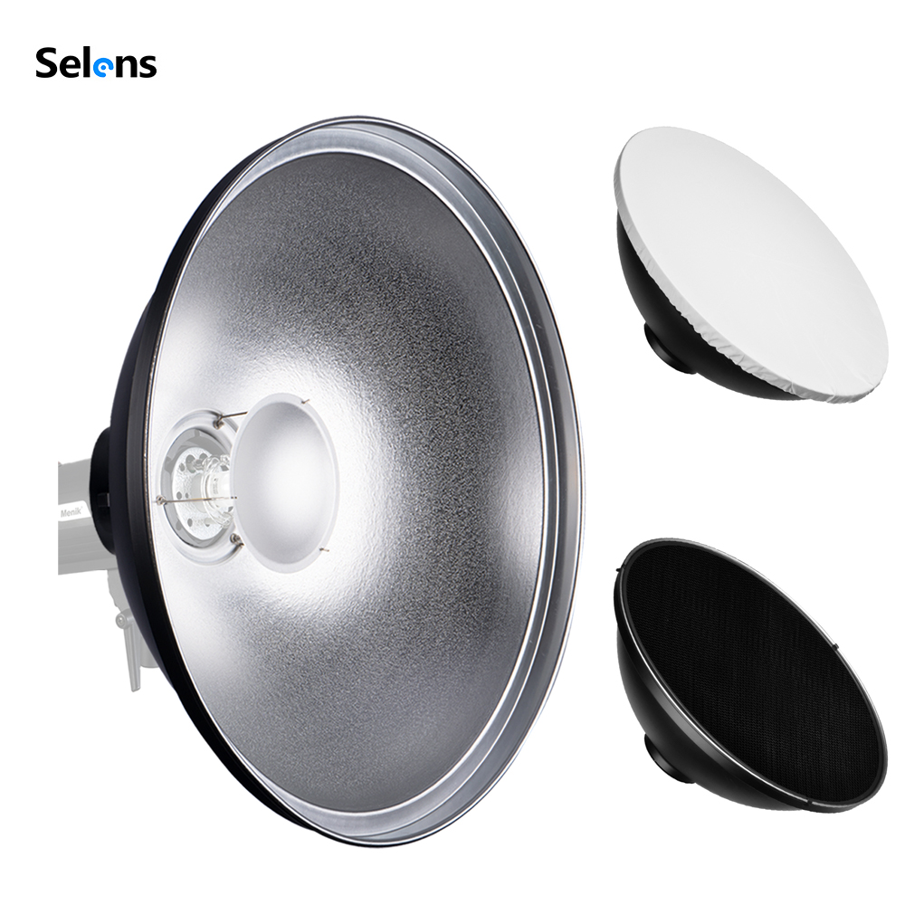 Beauty Dish 55Cm Studio - เซลเลนส์ 30/42/55 ซม. บิวตี้ดิช รีเฟลกเตอร์ ซอฟท์บ็อกซ์