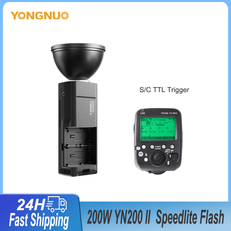 Wireless Flash Trigger 2.4G - YONGNUO YN200II 2.4G ไร้สายแฟลชสปีดไลท์ 1/8000S HSS