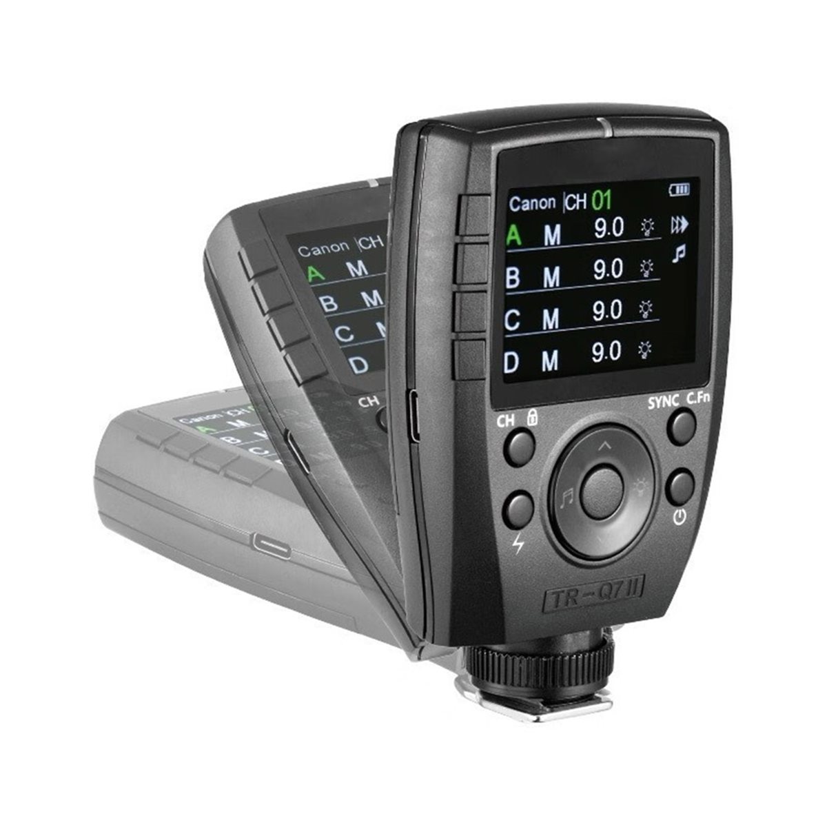 Wireless Flash Trigger 2.4G - B21B TR-Q7II 2.4G ตัวส่งสัญญาณไร้สายสปีดไลท์แฟลชรีโมทคอนโทรล TTL แฟลชทริกเกอร์สำหรับแคนนอน