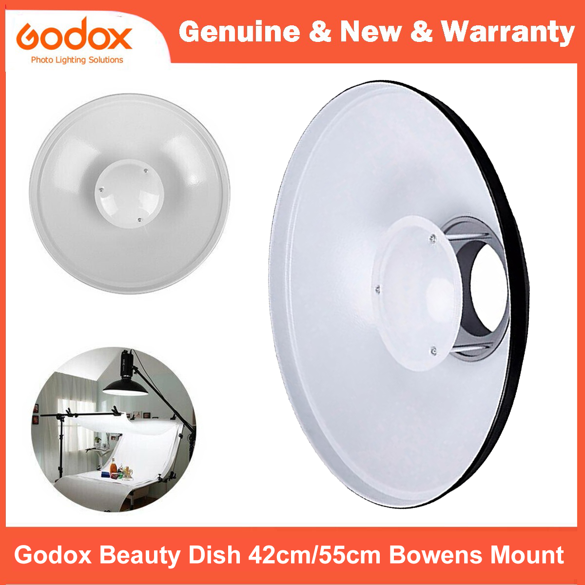 Beauty Dish 55Cm Studio - GODOX BDR-W จานความงาม42ซม. 16 