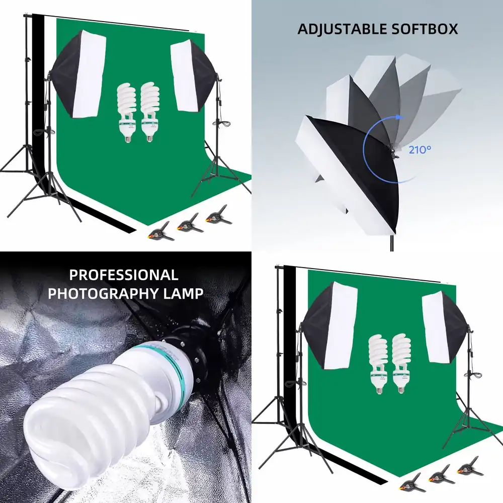 Photography Backdrop Stand Kit - ชุดอุปกรณ์สตูดิโอถ่ายภาพ 1 ชุด ขนาด 2.6*3 เมตร