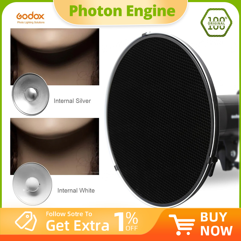 Beauty Dish 55Cm Studio - โกด็อกซ์ 55 ซม. 22 นิ้ว บิวตี้ดิชสีเงินสำหรับสตูดิโอ