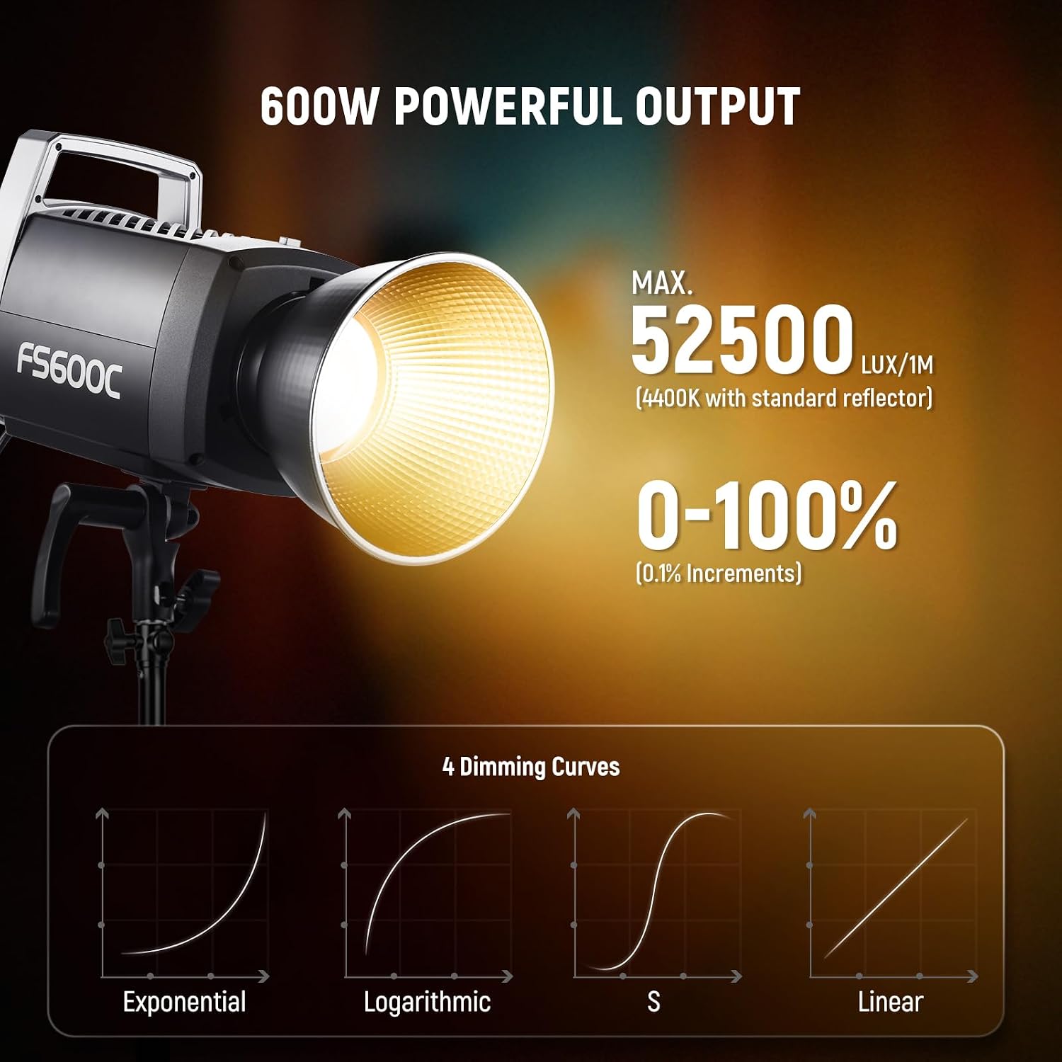 NEEWER FS600C ไฟวิดีโอ LED RGB - Studio Strobe Light 600W บทวิจารณ์และราคา