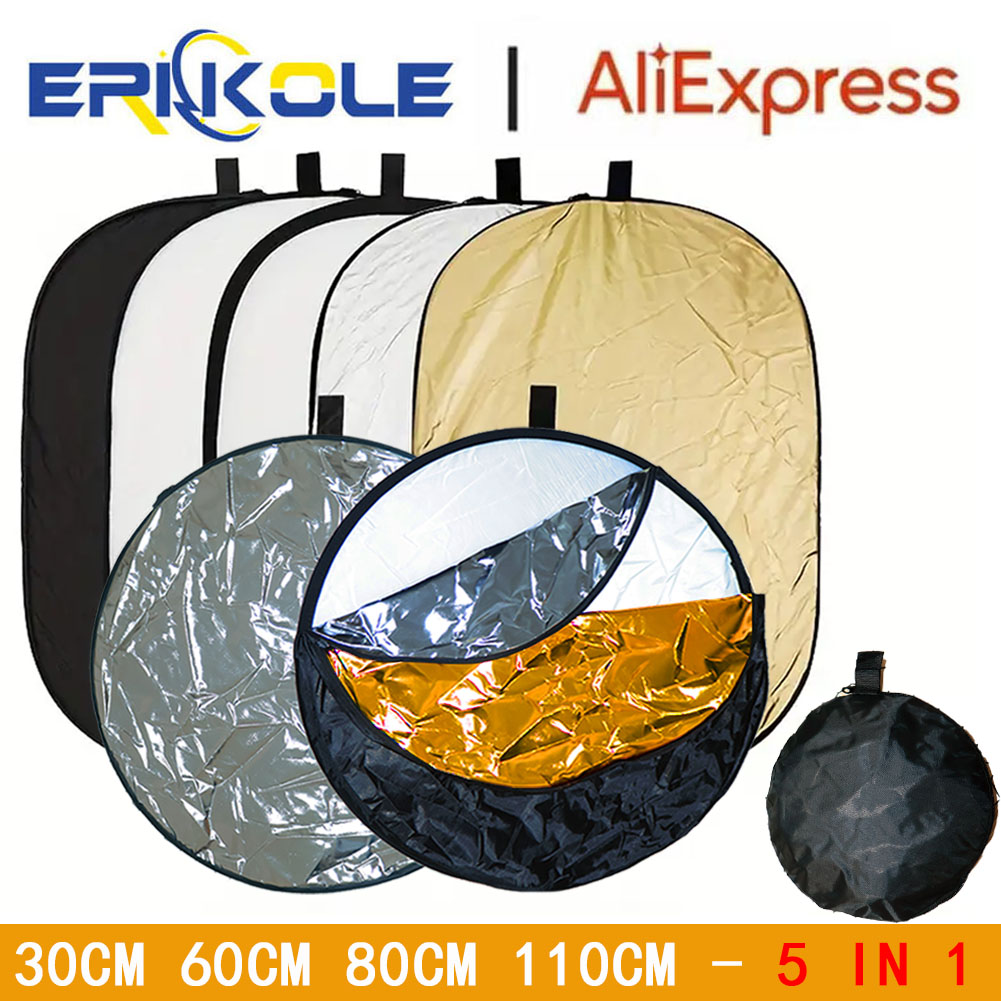 ERIKOLE 5-in-1 การถ่ายภาพ Refl - Reflector 5 In 1 110Cm บทวิจารณ์และราคา