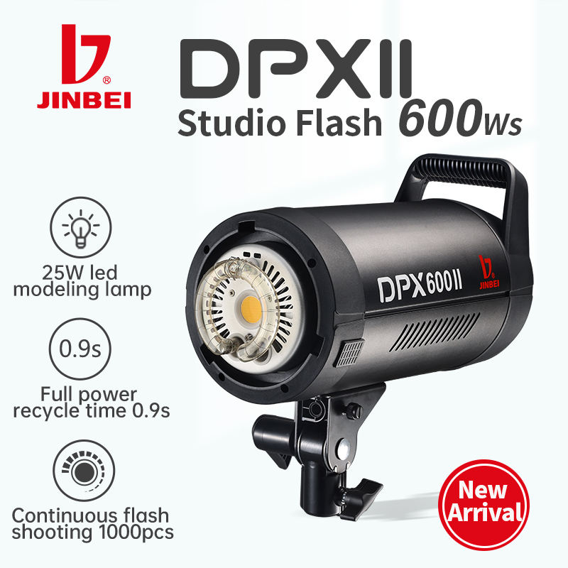 จินเบย์ Dpx-600ii ไฟแฟลชสตูดิโ - Studio Strobe Light 600W บทวิจารณ์และราคา