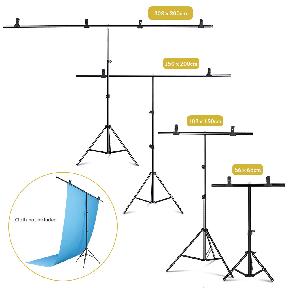 ขาตั้งฉากหลังรูปตัว T สำหรับถ่ - Photography Backdrop Stand Kit บทวิจารณ์และราคา