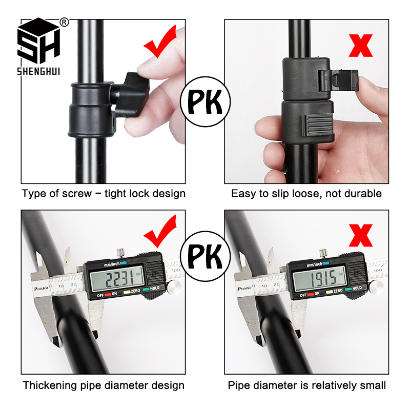 ขาตั้งฉากหลังรูปตัว T สำหรับถ่ - Photography Backdrop Stand Kit บทวิจารณ์และราคา