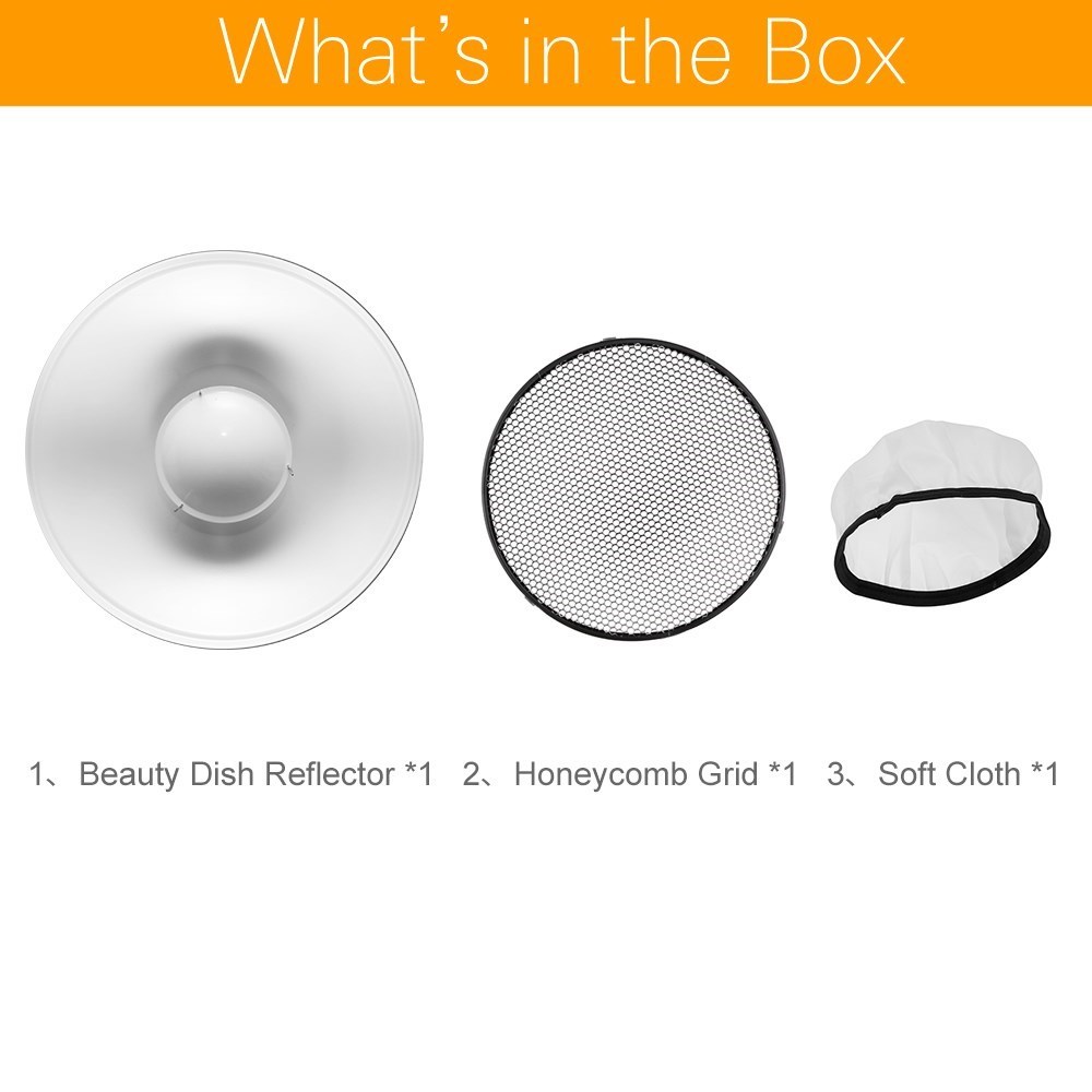 โกด็อกซ์ 55 ซม. 22 นิ้ว สตูดิโ - Beauty Dish 55Cm Studio บทวิจารณ์และราคา