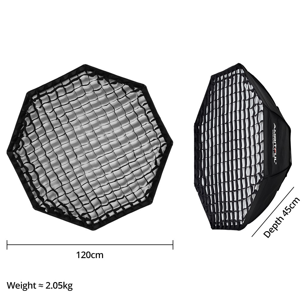 ซอฟต์บ็อกซ์ขนาดใหญ่ AMBITFUL 1 - Softbox 120Cm Octagon บทวิจารณ์และราคา