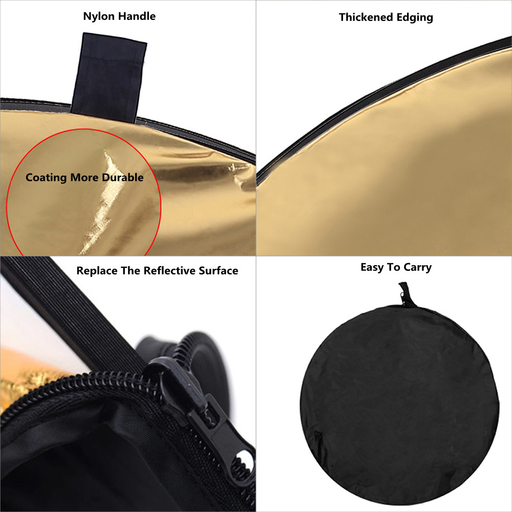 ตัวสะท้อนแสง110/80/60/30ซม. 12 - Reflector 5 In 1 110Cm บทวิจารณ์และราคา