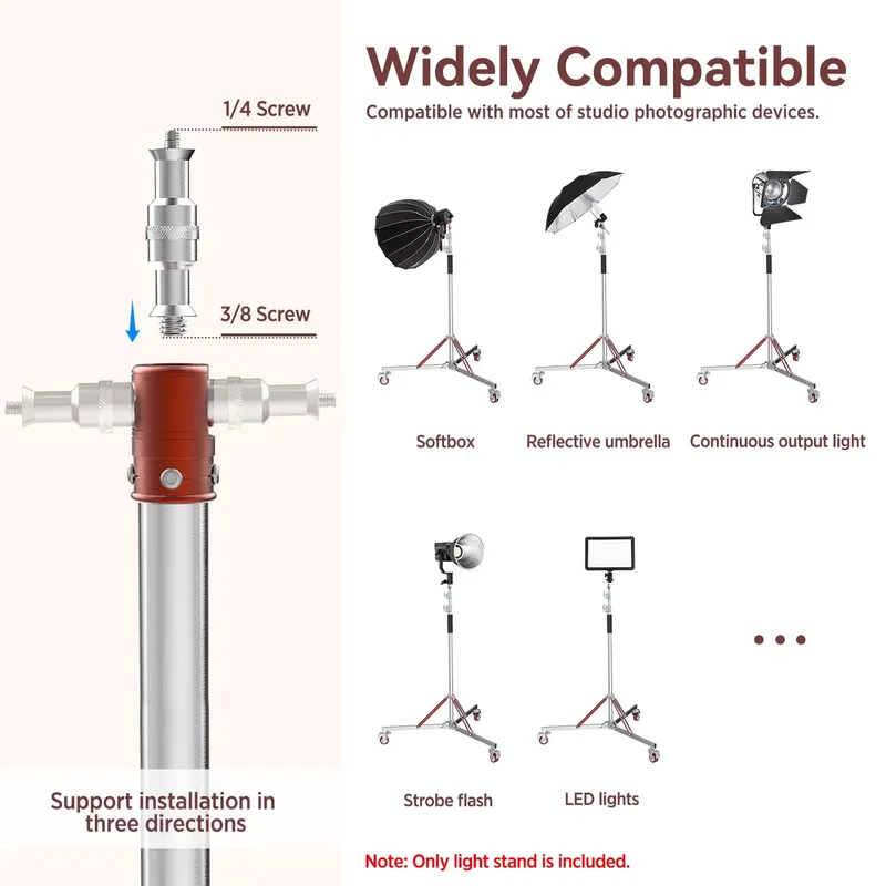 ขาตั้งกล้องแบบปรับระดับได้ พร้ - Studio Light Stand 3M Heavy Duty บทวิจารณ์และราคา