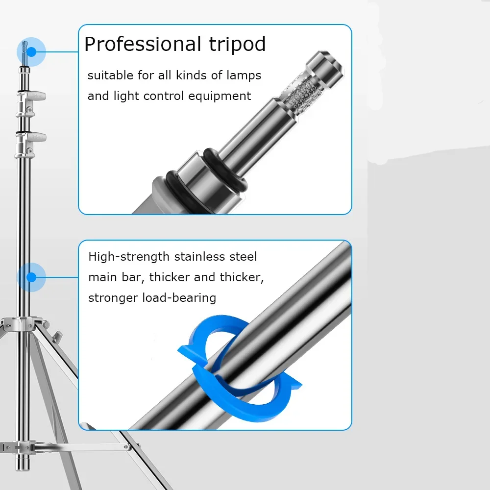 ขาตั้งกล้อง Selens 2.2/3M สำหร - Studio Light Stand 3M Heavy Duty บทวิจารณ์และราคา