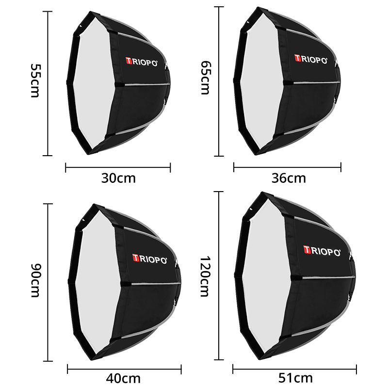 K2 TRIOPO ร่มพับได้สำหรับ soka - Softbox 120Cm Octagon บทวิจารณ์และราคา