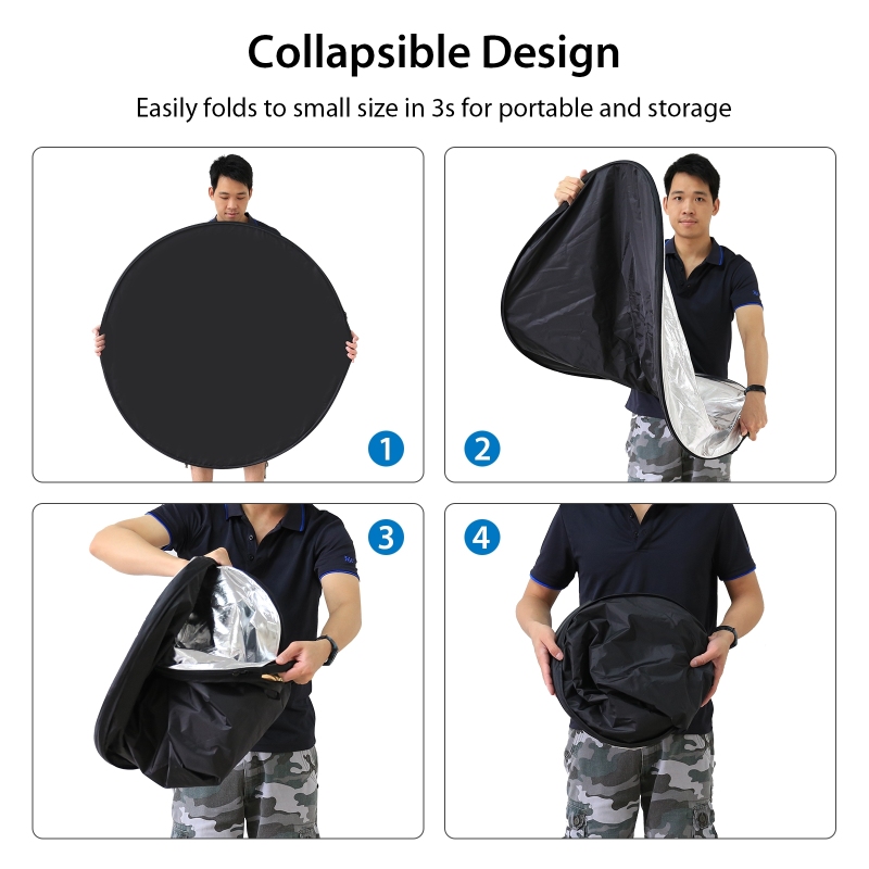 PULUZ 5 สีใน 1 การถ่ายภาพ Refl - Reflector 5 In 1 110Cm บทวิจารณ์และราคา