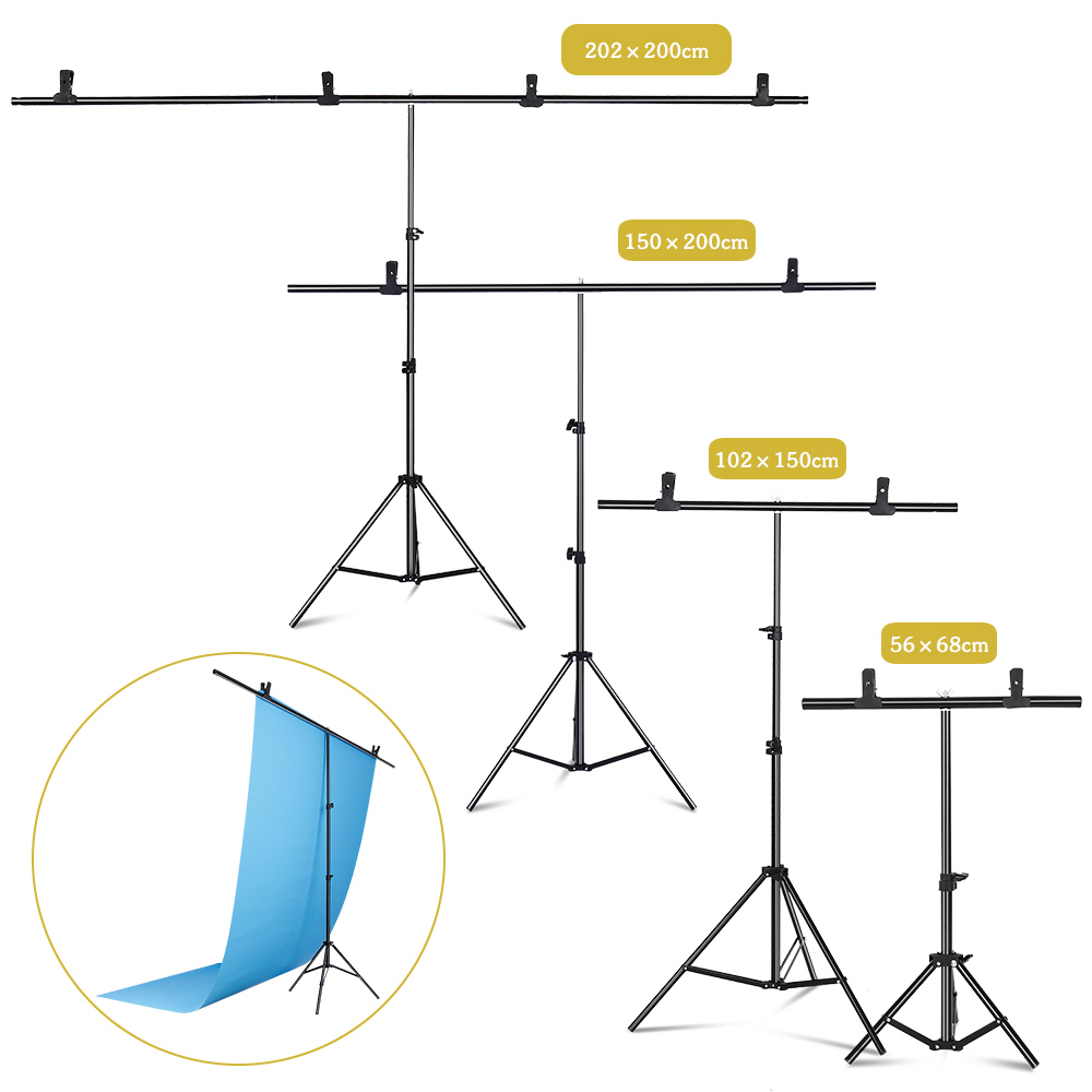ถ่ายภาพสตูดิโอ T-Shape ฉากหลัง - Photography Backdrop Stand Kit บทวิจารณ์และราคา