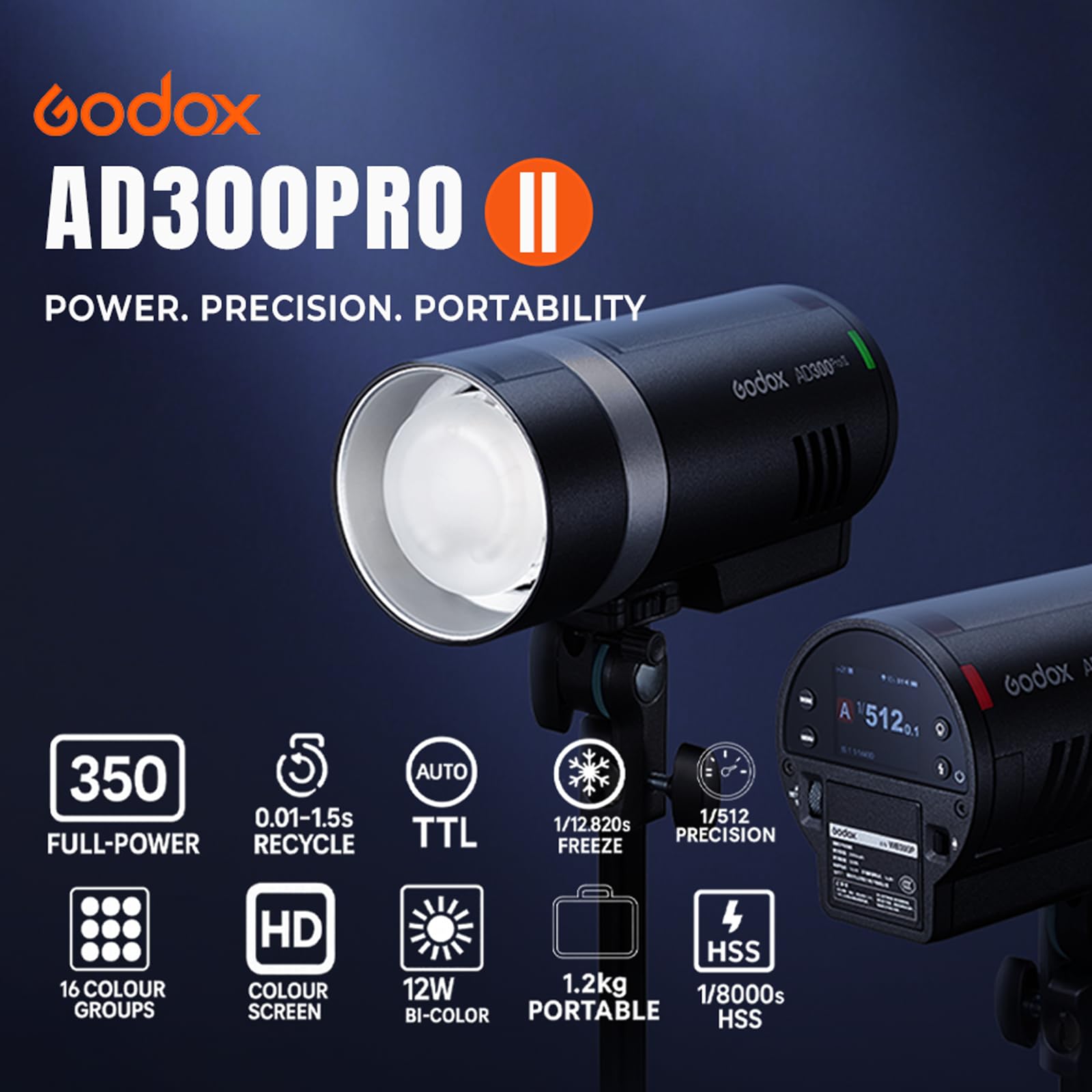 Godox AD300Pro II แฟลชสตูดิโอส - Studio Strobe Hss Ttl บทวิจารณ์และราคา