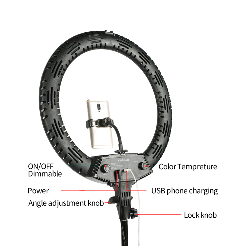 WalkingWay 18 นิ้ว LED Ring Li - Ring Light 18 Inch Studio บทวิจารณ์และราคา