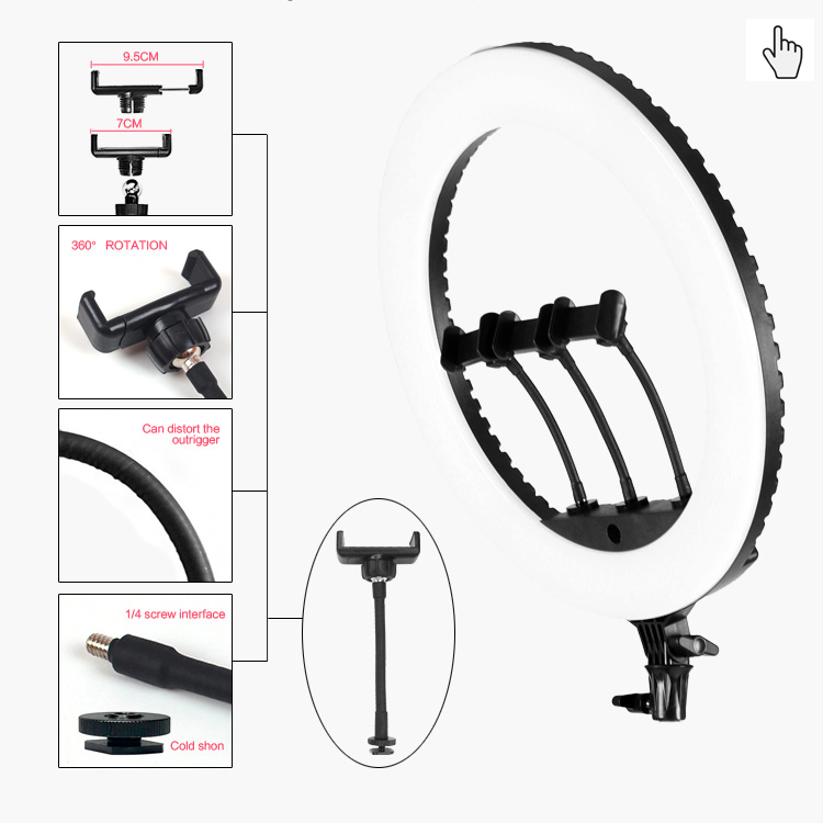 สตูดิโอถ่ายภาพแต่งหน้า HQ-18N  - Ring Light 18 Inch Studio บทวิจารณ์และราคา