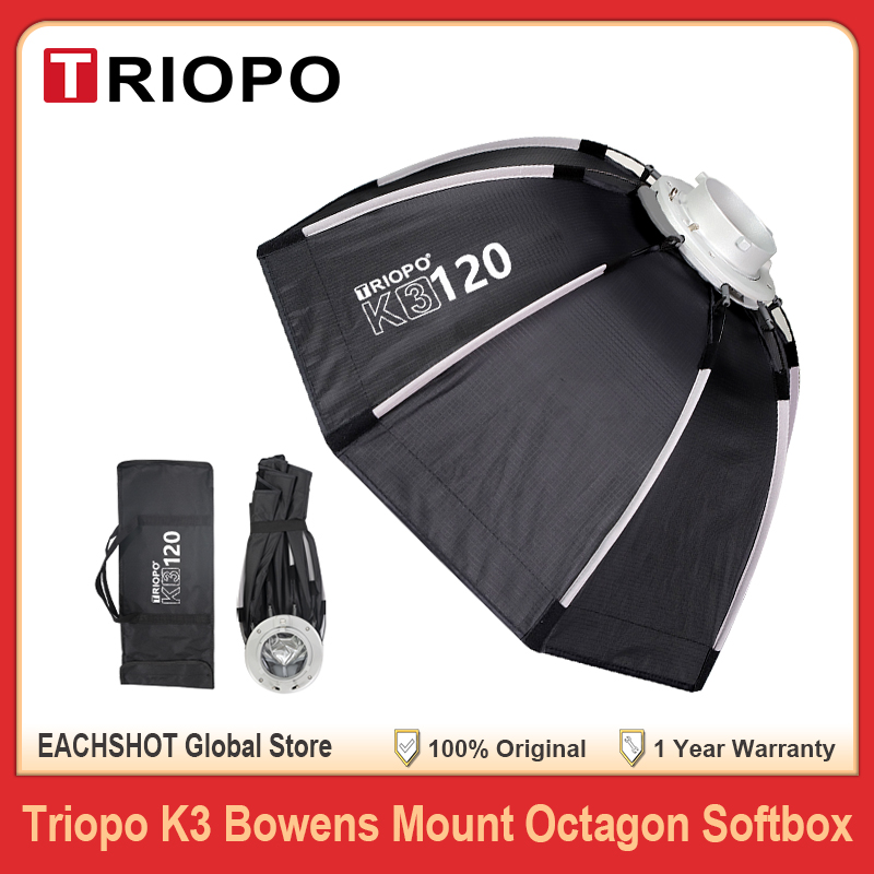 TRIOPO K3 Series 55 ซม.65 ซม.9 - Softbox 120Cm Octagon บทวิจารณ์และราคา