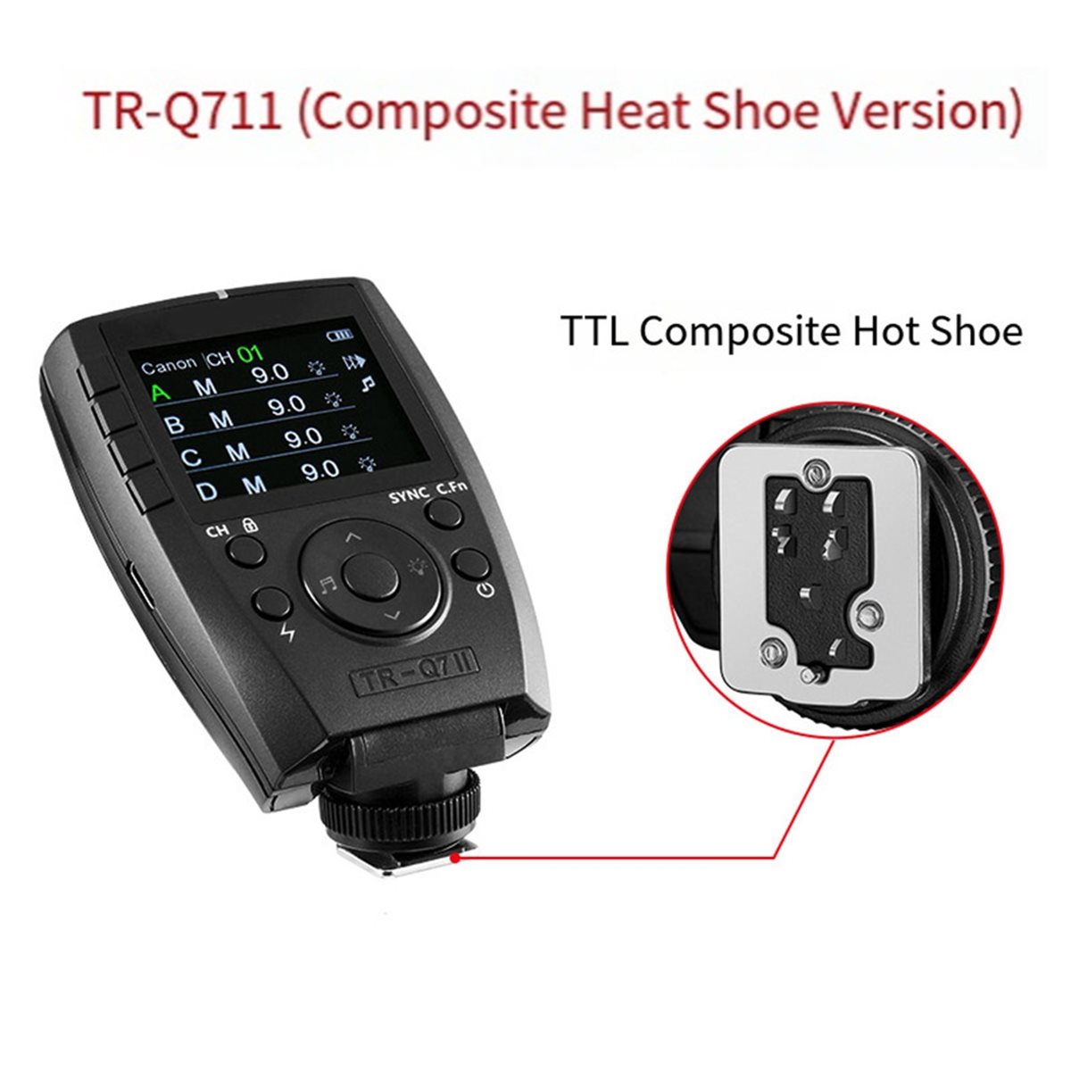 B21B TR-Q7II 2.4G ตัวส่งสัญญาณ - Wireless Flash Trigger 2.4G บทวิจารณ์และราคา