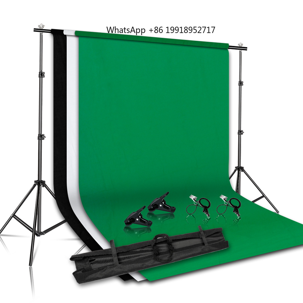 ขาตั้งฉากถ่ายภาพพร้อมฉากหลังปร - Photography Backdrop Stand Kit บทวิจารณ์และราคา