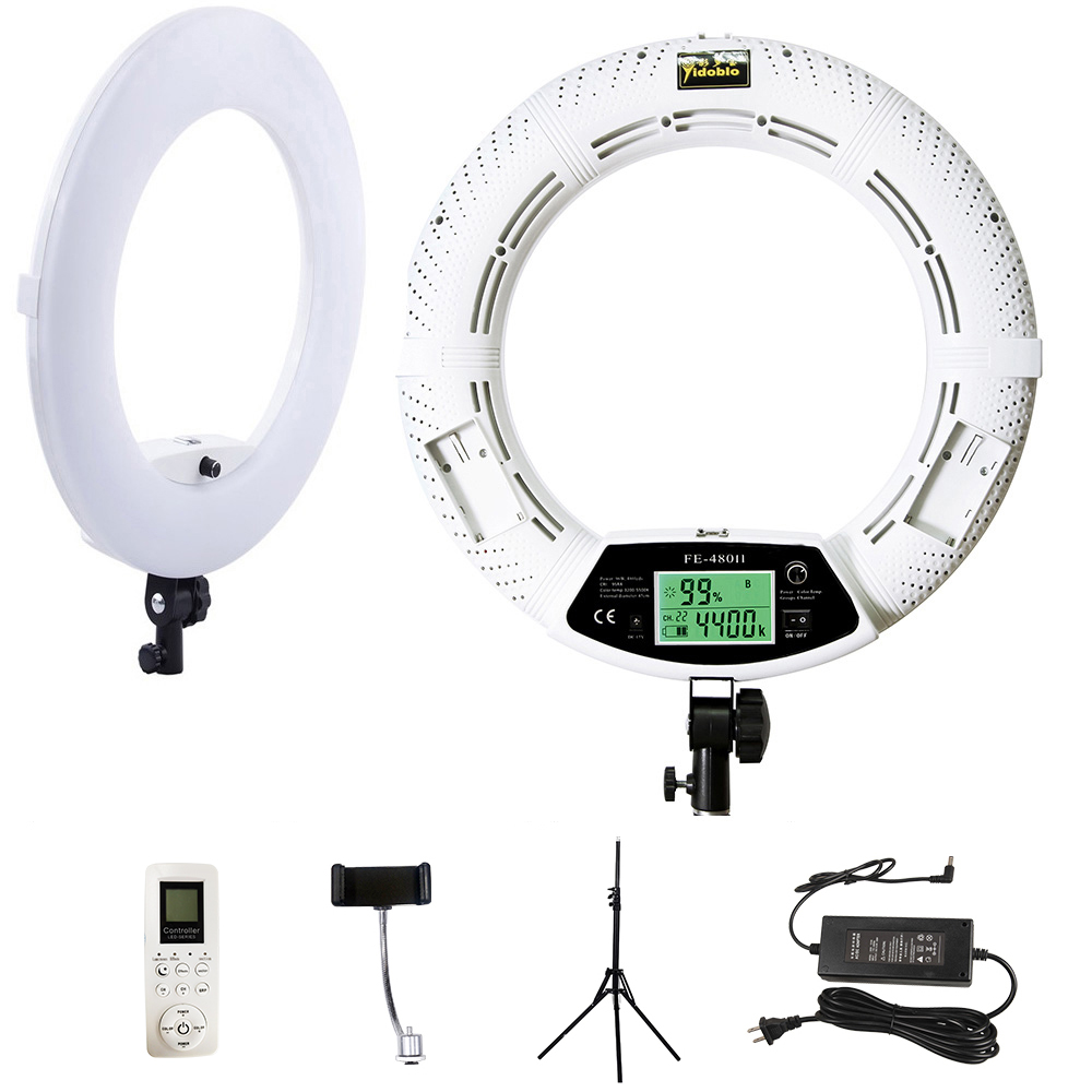 ไฟวงแหวน LED 18นิ้วพร้อมขาตั้ง - Ring Light 18 Inch Studio บทวิจารณ์และราคา