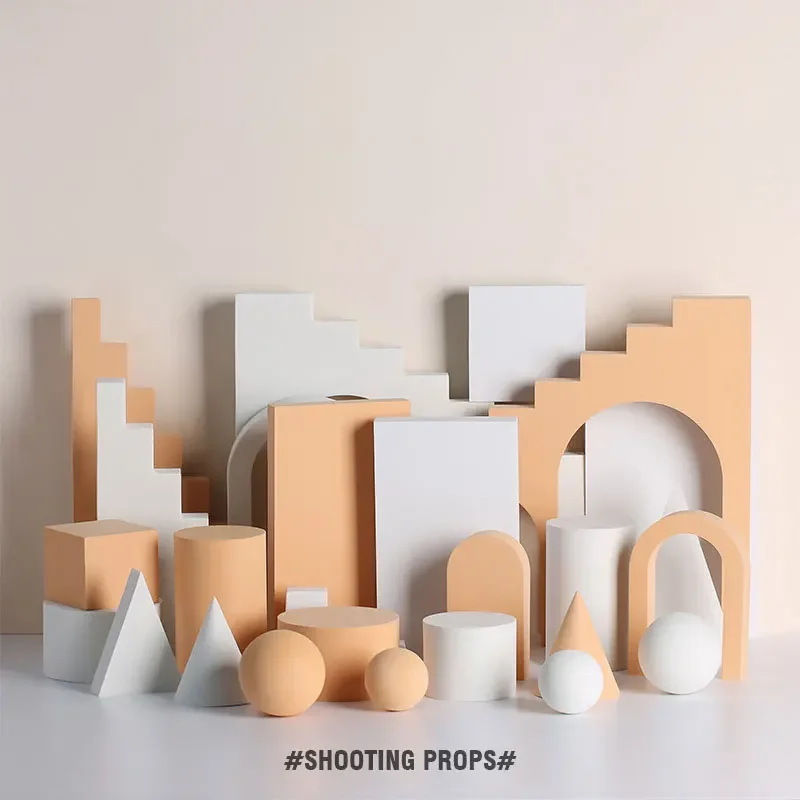 เรขาคณิตฟองน้ำบล็อกผลิตภัณฑ์ยิ - Photography Backdrop Stand Kit บทวิจารณ์และราคา