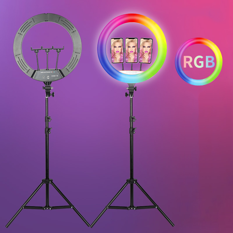 ไฟวงแหวน RGB ขนาด 18 นิ้ว ชาร์ - Ring Light 18 Inch Studio บทวิจารณ์และราคา