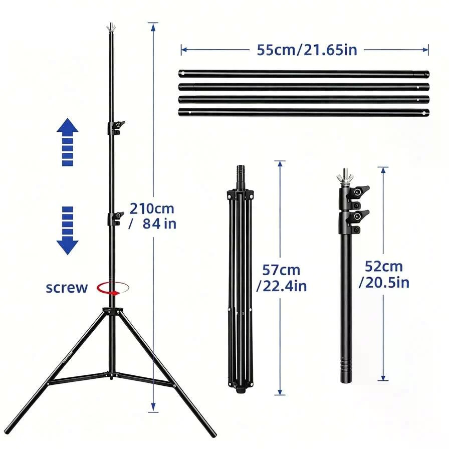 ขาตั้งฉากหลังขนาด 20x7 ฟุต ขาต - Photography Backdrop Stand Kit บทวิจารณ์และราคา