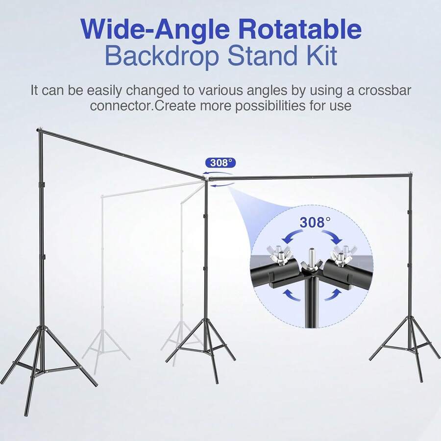 ขาตั้งฉากหลังขนาด 20x7 ฟุต ขาต - Photography Backdrop Stand Kit บทวิจารณ์และราคา