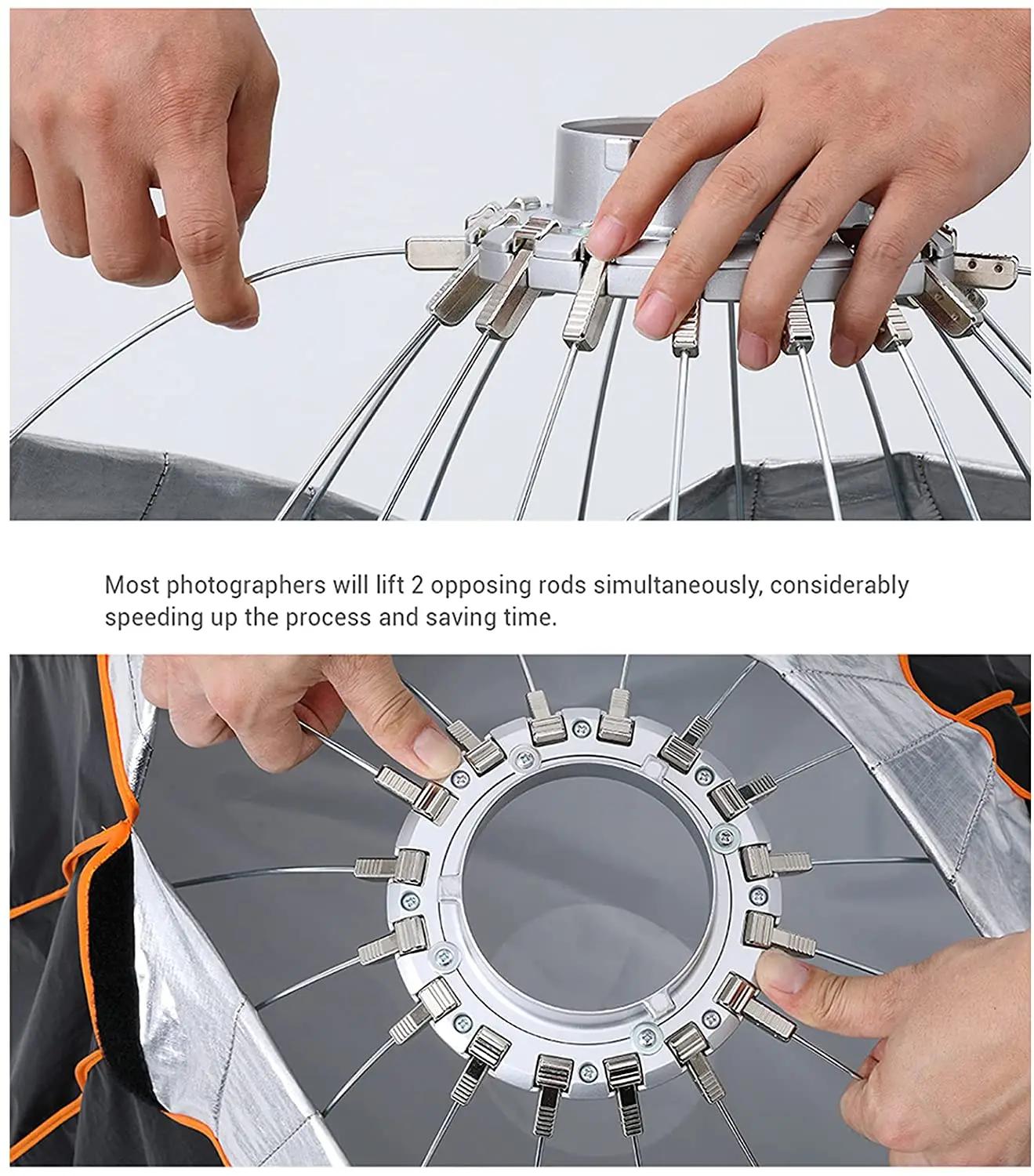 Godox QR-P70 70 ซม.P90 90 ซม.P - Softbox 120Cm Octagon บทวิจารณ์และราคา