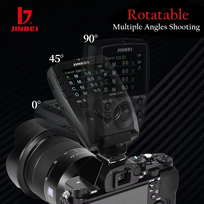 ตัวกระตุ้นแฟลชไร้สาย 2.4G TTL  - Wireless Flash Trigger 2.4G บทวิจารณ์และราคา