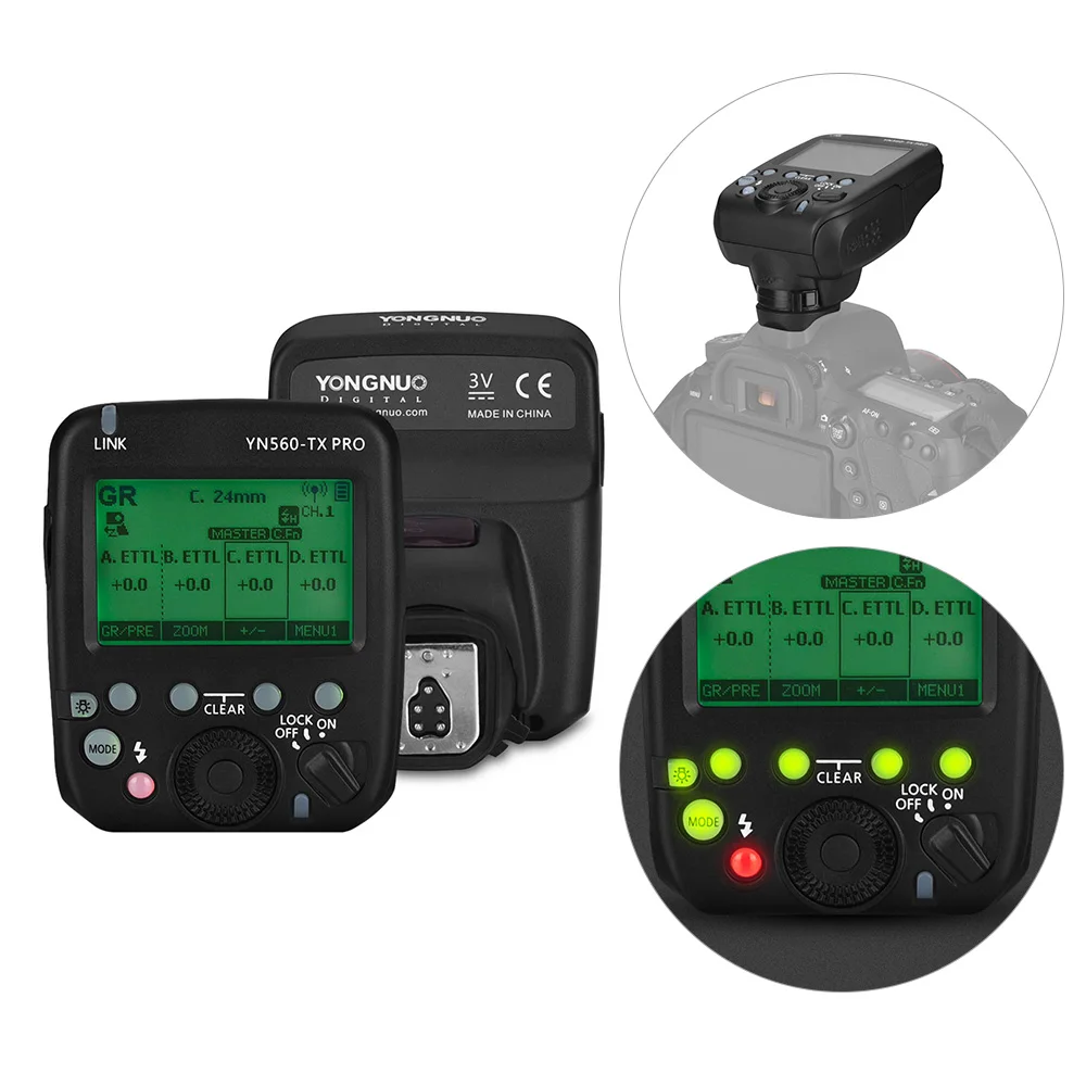 2026 มีสินค้าในสต็อก YONGNUO Y - Wireless Flash Trigger 2.4G บทวิจารณ์และราคา
