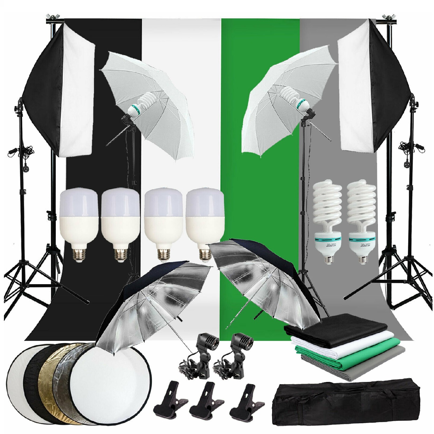 ชุดอุปกรณ์ถ่ายภาพครบชุดสำหรับผ - Photography Backdrop Stand Kit บทวิจารณ์และราคา