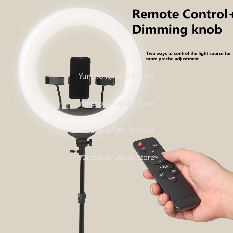 ชุดไฟขาตั้งกล้องแบบพกพาขนาด 18 - Ring Light 18 Inch Studio บทวิจารณ์และราคา