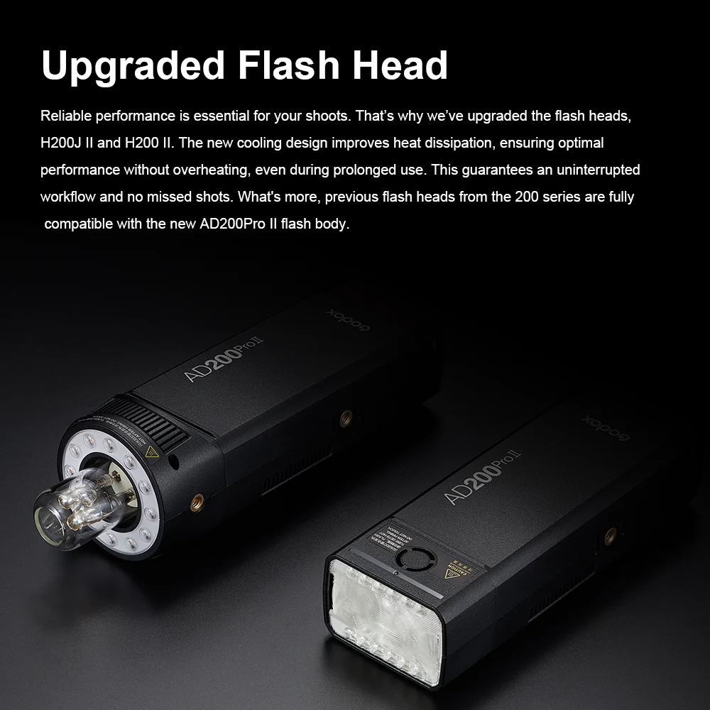 แฟลช Godox AD200pro II 2.4G TT - Studio Strobe Hss Ttl บทวิจารณ์และราคา