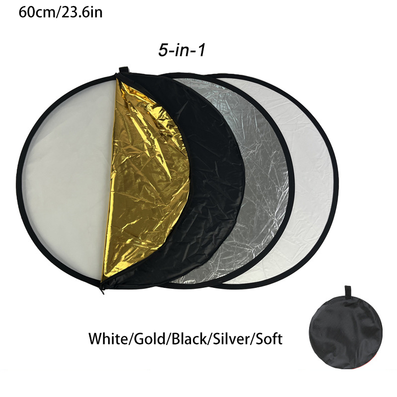 ชุดแผ่นสะท้อนแสงสำหรับถ่ายภาพ, - Reflector 5 In 1 110Cm บทวิจารณ์และราคา