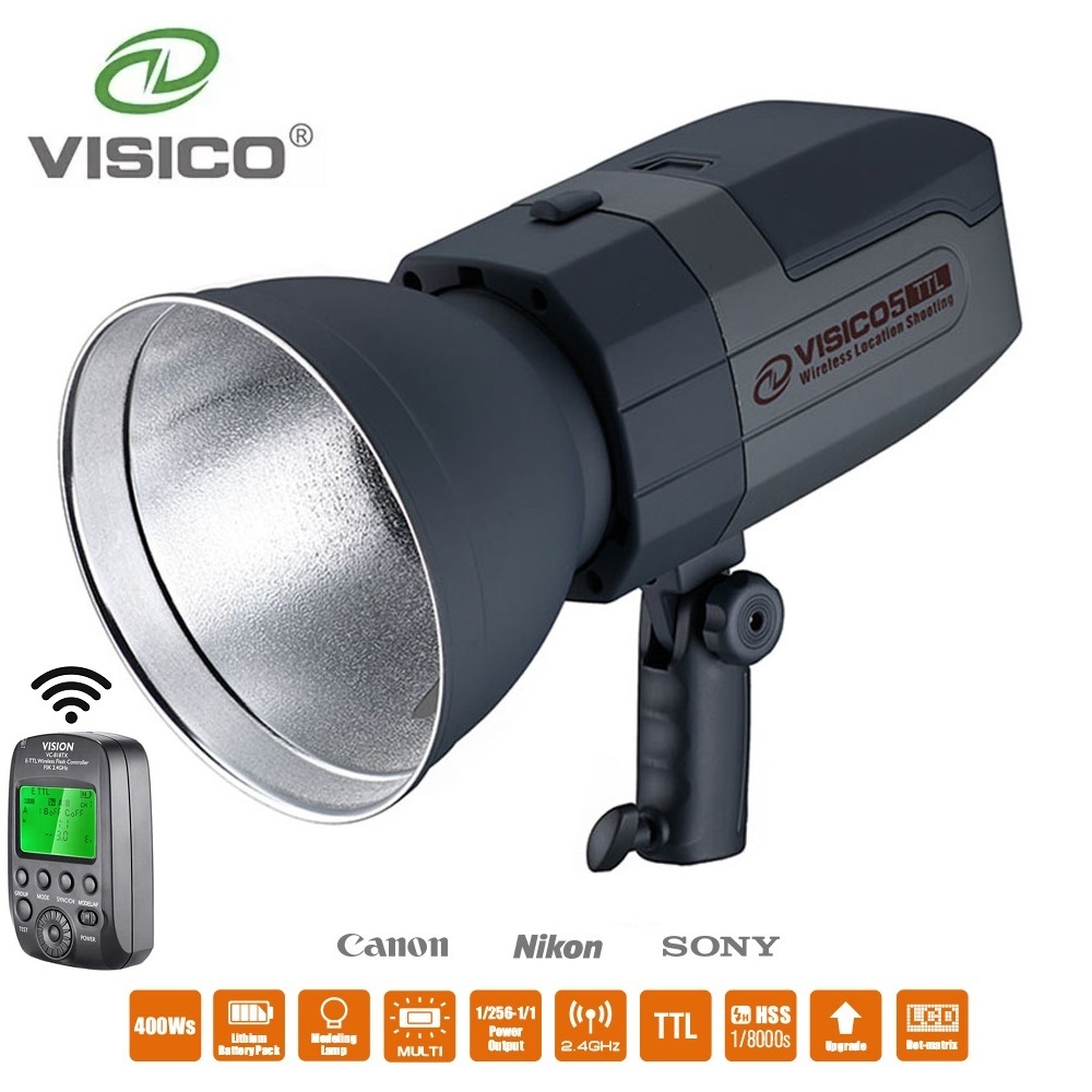 Visico 5II 400Ws TTL HSS กลางแ - Studio Strobe Hss Ttl บทวิจารณ์และราคา