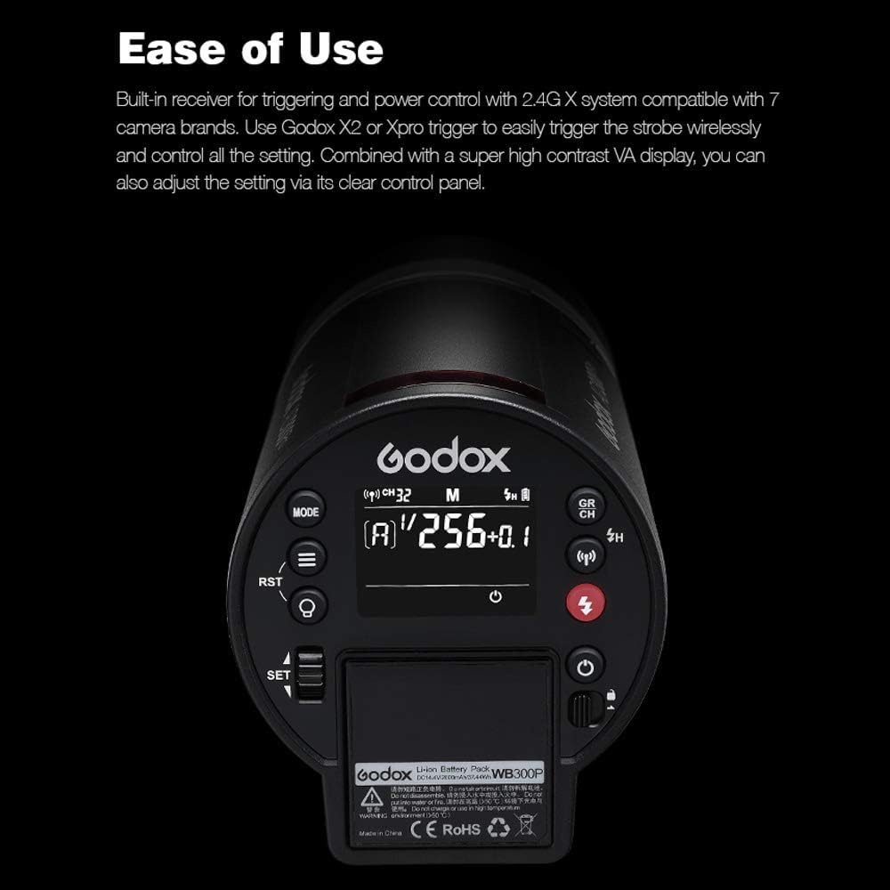Godox AD300Pro แฟลชสตูดิโอแบบพ - Studio Strobe Hss Ttl บทวิจารณ์และราคา