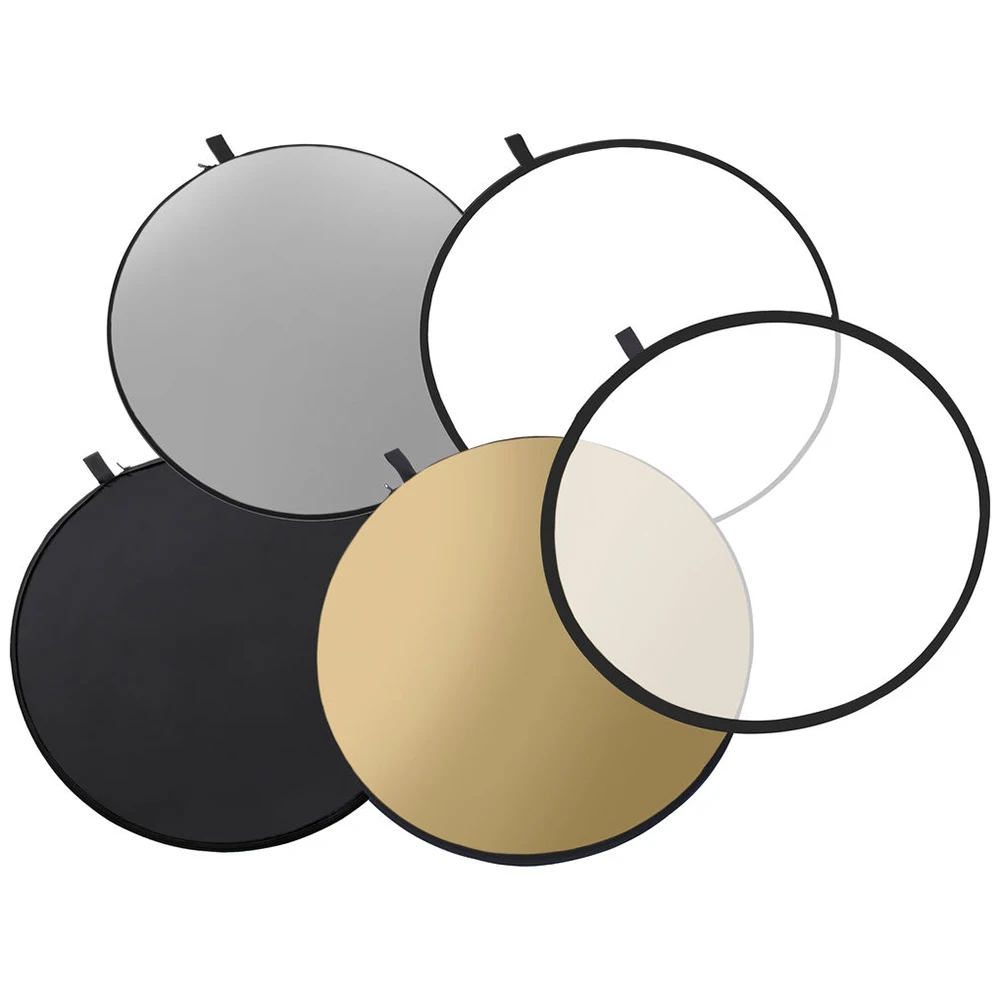 แผ่นสะท้อนแสงแบบวงกลมพับได้ขนา - Reflector 5 In 1 110Cm บทวิจารณ์และราคา