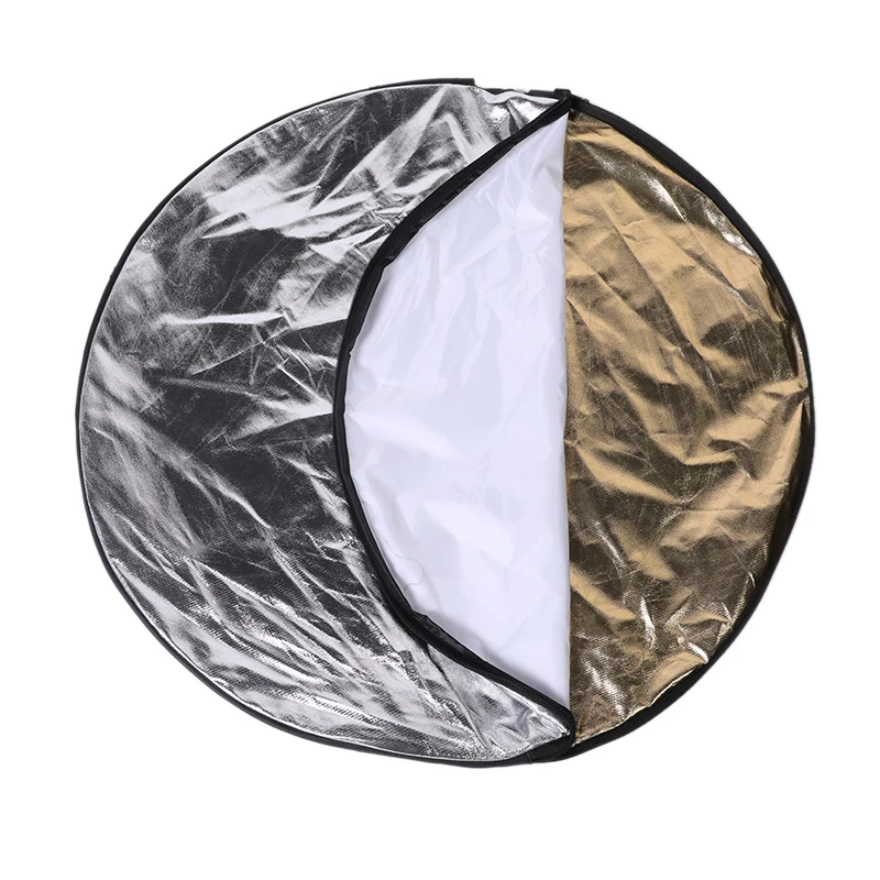 แผ่นสะท้อนแสงแบบวงกลมพับได้ขนา - Reflector 5 In 1 110Cm บทวิจารณ์และราคา