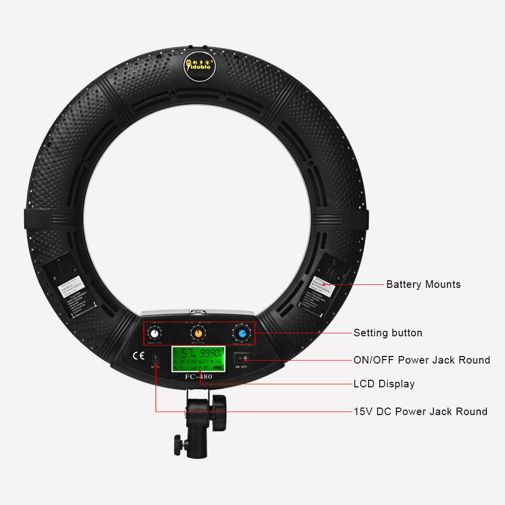 Professional RGB แหวนไฟ45ซม.แห - Ring Light 18 Inch Studio บทวิจารณ์และราคา