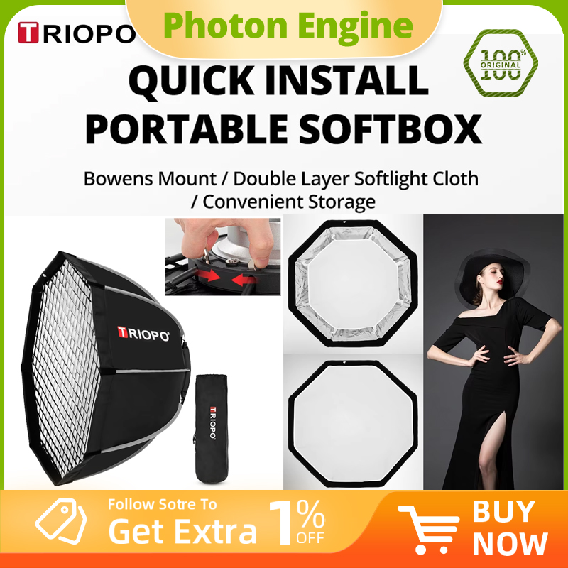 Triopo K2 120ซม. 90ซม. 65ซม. 5 - Softbox 120Cm Octagon บทวิจารณ์และราคา