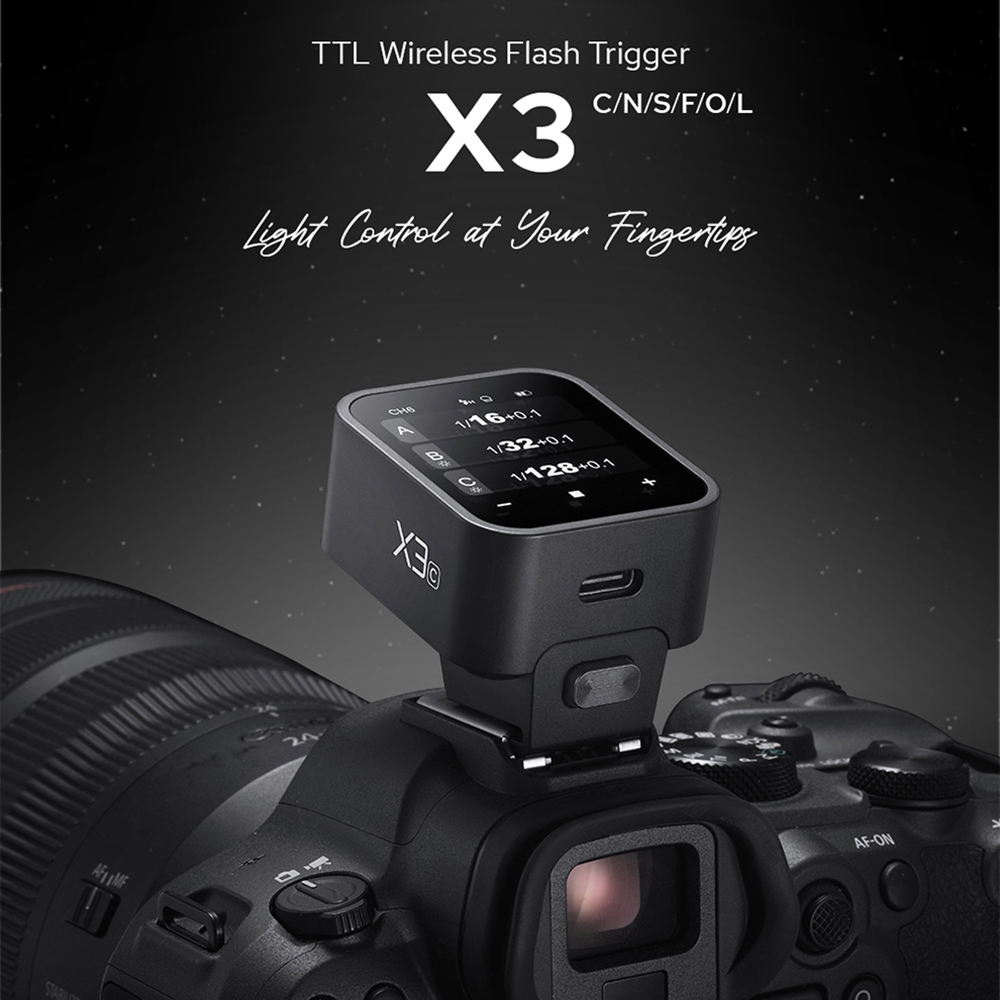 Godox X3 Touchscreen Quick Cha - Wireless Flash Trigger 2.4G บทวิจารณ์และราคา