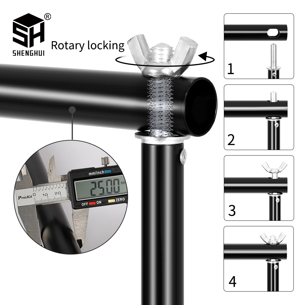 ฉากหลังสำหรับถ่ายภาพในสตูดิโอ  - Photography Backdrop Stand Kit บทวิจารณ์และราคา
