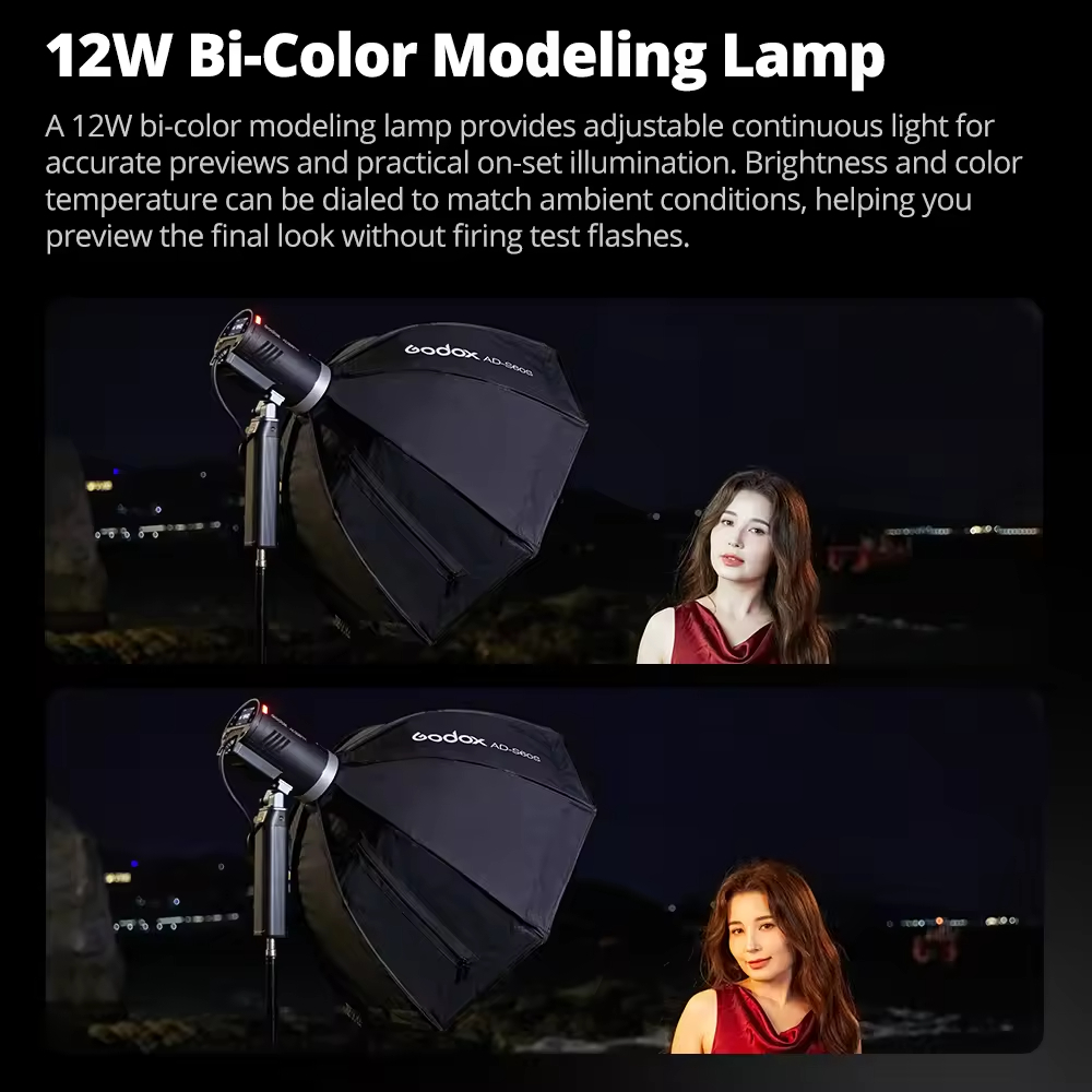 Godox AD300 ProII แฟลชสตูดิโอ  - Studio Strobe Hss Ttl บทวิจารณ์และราคา